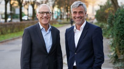 Sebastian Wörwag, Rektor, und Markus Ruprecht, Präsident des Fachhochschulrats